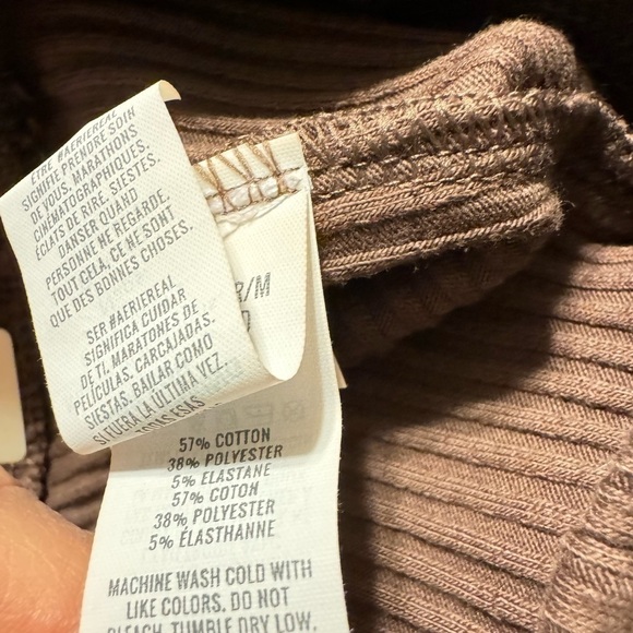 Aerie Kick It Ribbed Super Flare Pants - Picture 10 of 11